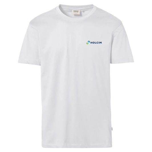 HAKRO Herren T-Shirt CLA, "Holcim", weiß