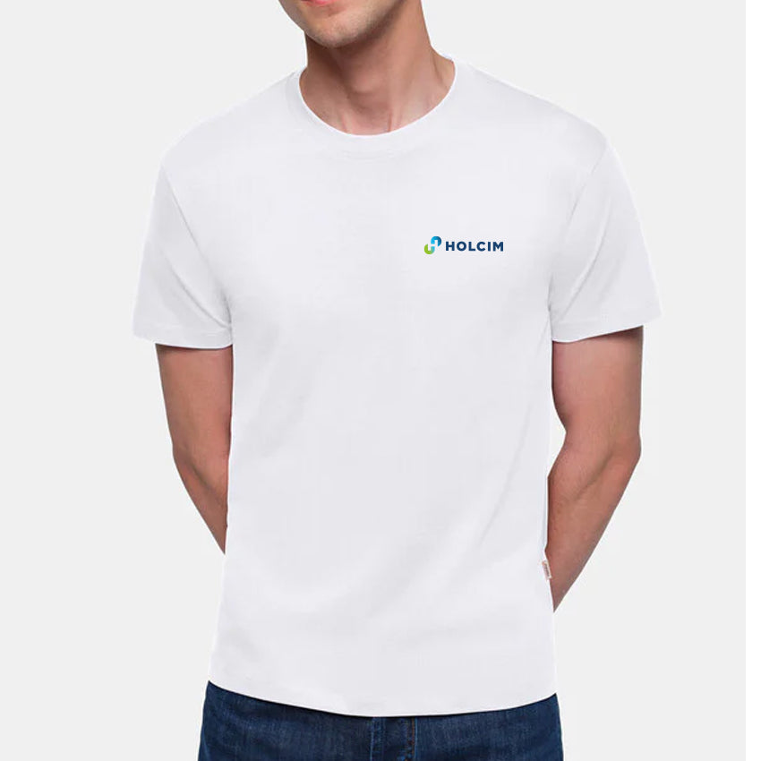 HAKRO Herren T-Shirt CLA, "Holcim", weiß