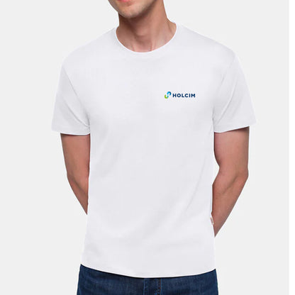 HAKRO Herren T-Shirt CLA, "Holcim", weiß