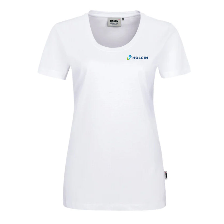 HAKRO Damen T-Shirt CLA, "Holcim", weiß