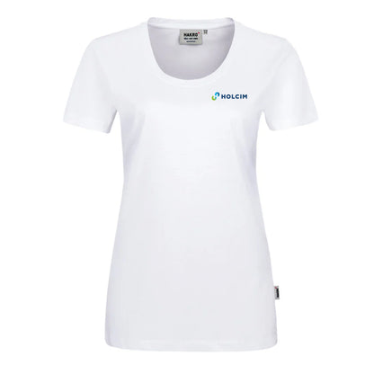 HAKRO Damen T-Shirt CLA, "Holcim", weiß
