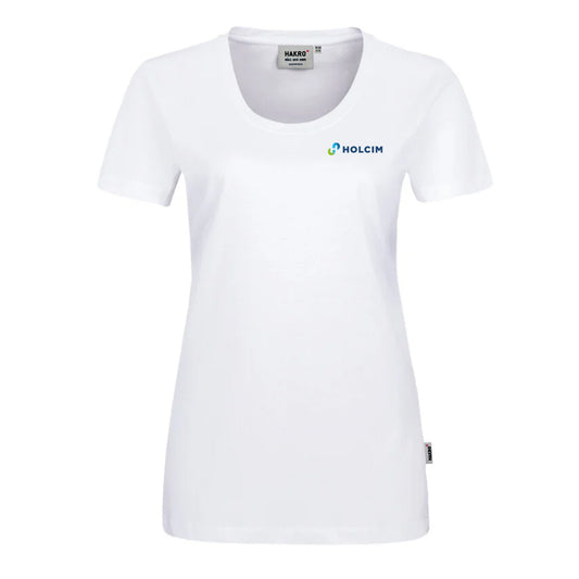 HAKRO Damen T-Shirt CLA, "Holcim", weiß