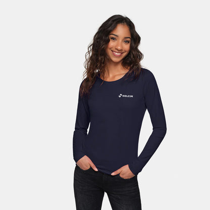 HAKRO Damen Longsleeve "Holcim" - tinte