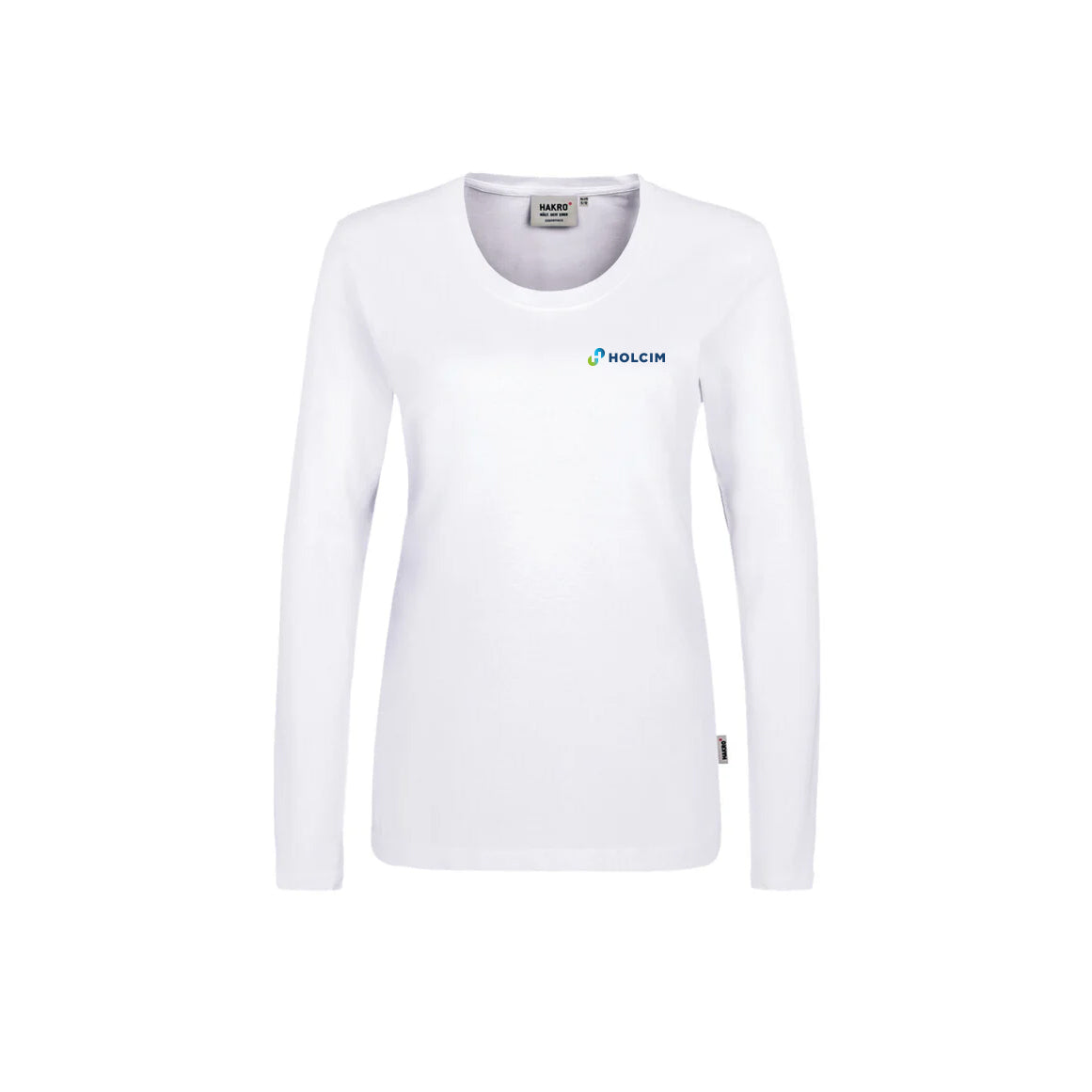 HAKRO Damen Longsleeve "Holcim" - weiß